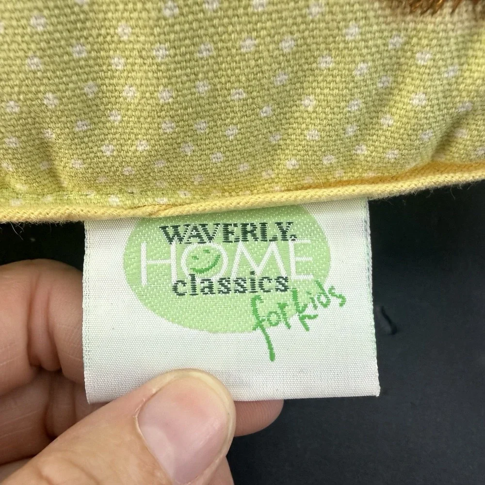 Waverly Home Classics For Kids Embroidered Teddy Bear Throw Pillow 11
